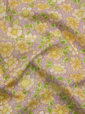 Mood Exclusive Lilac Daisy Dipper Cotton Poplin Mood Exclusive Lilac Daisy Dipper Cotton Poplin