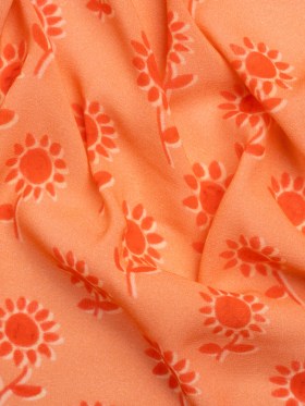 Mood Exclusive Sunflower Song Viscose Georgette Mood Exclusive Sunflower Song Viscose Georgette
