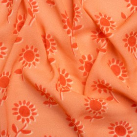 Mood Exclusive Sunflower Song Viscose Georgette Mood Exclusive Sunflower Song Viscose Georgette