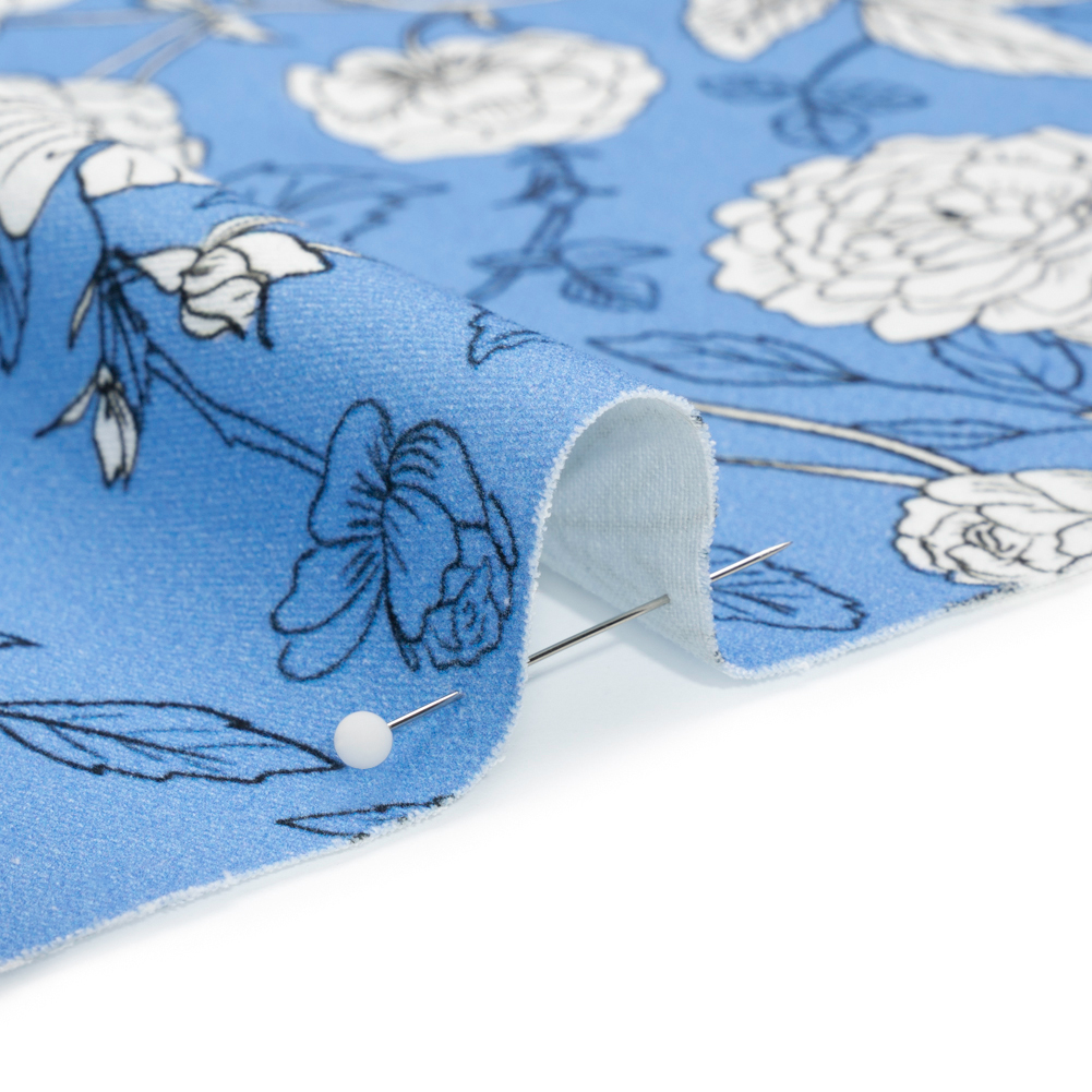 Mood Exclusive Nothin’ But Blue Skies Stretch Brushed Cotton Twill Mood Exclusive Nothin’ But Blue Skies Stretch Brushed Cotton Twill