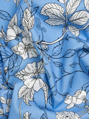 Mood Exclusive Nothin’ But Blue Skies Stretch Brushed Cotton Twill Mood Exclusive Nothin’ But Blue Skies Stretch Brushed Cotton Twill