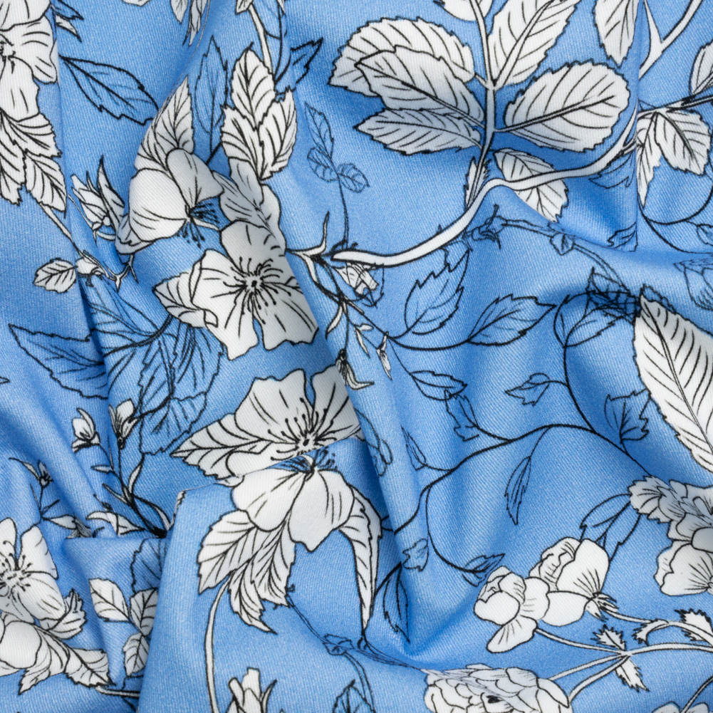 Mood Exclusive Nothin’ But Blue Skies Stretch Brushed Cotton Twill Mood Exclusive Nothin’ But Blue Skies Stretch Brushed Cotton Twill