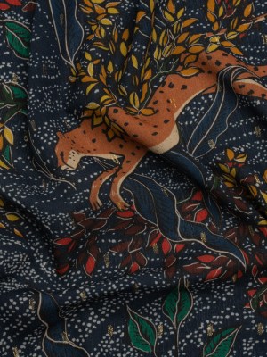 Mood Exclusive Poised to Pounce Metallic Dotted Crinkled Viscose Crepe Mood Exclusive Poised to Pounce Metallic Dotted Crinkled Viscose Crepe