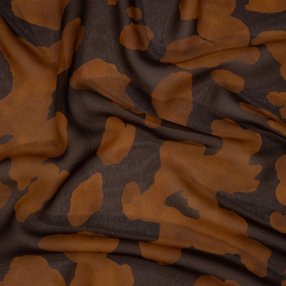 Mood Exclusive Brown Clouded Kingdom Viscose Georgette Mood Exclusive Brown Clouded Kingdom Viscose Georgette