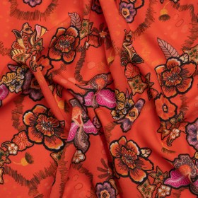 Mood Exclusive Cherry Blossom Trail Lightweight Viscose-Linen Woven Mood Exclusive Cherry Blossom Trail Lightweight Viscose-Linen Woven
