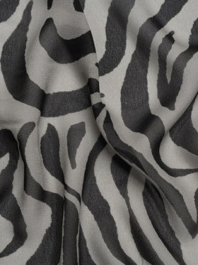 Mood Exclusive Black Nightfall in Namibia Viscose Georgette Mood Exclusive Black Nightfall in Namibia Viscose Georgette