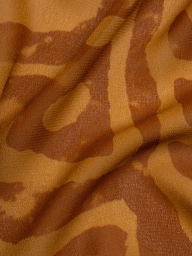 Mood Exclusive Brown Mozambique Maze Viscose Georgette Mood Exclusive Brown Mozambique Maze Viscose Georgette