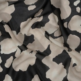 Mood Exclusive Black Clouded Kingdom Viscose Georgette Mood Exclusive Black Clouded Kingdom Viscose Georgette