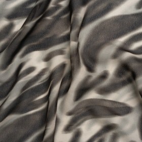 Mood Exclusive Black Monarch Madness Viscose Georgette Mood Exclusive Black Monarch Madness Viscose Georgette