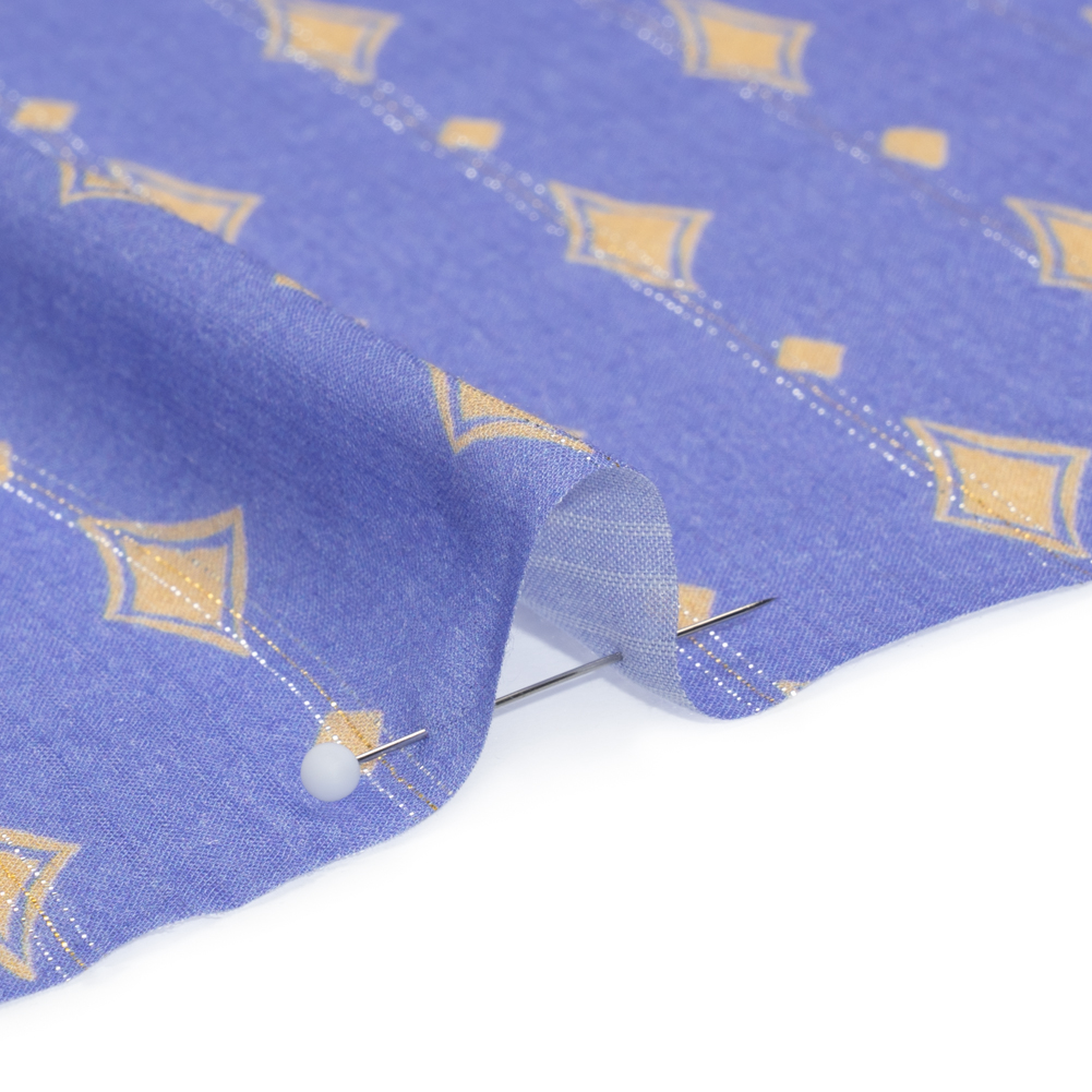 Mood Exclusive Little Star Metallic Pinstriped Viscose Dobby