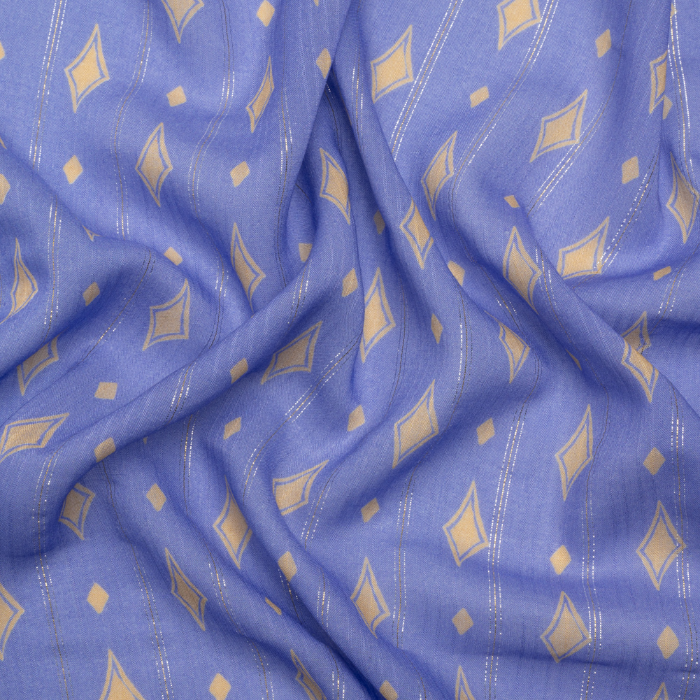 Mood Exclusive Little Star Metallic Pinstriped Viscose Dobby Mood Exclusive Little Star Metallic Pinstriped Viscose Dobby