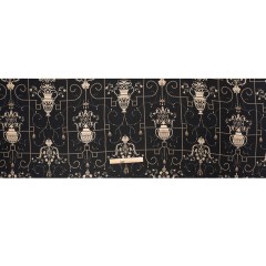 Sustainable Viscose Crepe Print – Black and Cream Flower Vases – Mood Exclusive Persephone’s Treasures Sustainable Viscose Crepe Print – Black and Cream Flower Vases – Mood Exclusive Persephone’s Treasures