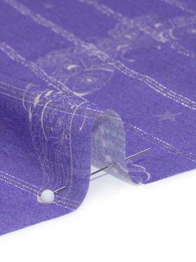 Mood Exclusive Lavender Sky Sanctuary Metallic Pinstriped Viscose Dobby Mood Exclusive Lavender Sky Sanctuary Metallic Pinstriped Viscose Dobby