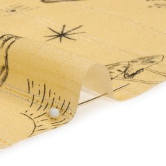 Mood Exclusive Yellow For Faustus Metallic Pinstriped Viscose Dobby Mood Exclusive Yellow For Faustus Metallic Pinstriped Viscose Dobby