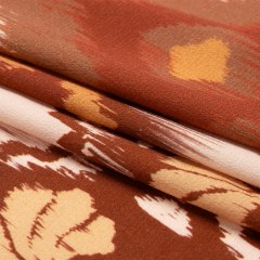 Sustainable Viscose Crepe Print – Cream, Red and Yellow Ikat Diamonds – Mood Exclusive Pressed Peonies Sustainable Viscose Crepe Print – Cream, Red and Yellow Ikat Diamonds – Mood Exclusive Pressed Peonies
