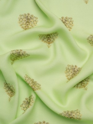 Mood Exclusive Mint Topiary Lane Viscose Crepe Mood Exclusive Mint Topiary Lane Viscose Crepe