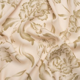 Mood Exclusive Beige Lyme Park Viscose Crepe Mood Exclusive Beige Lyme Park Viscose Crepe
