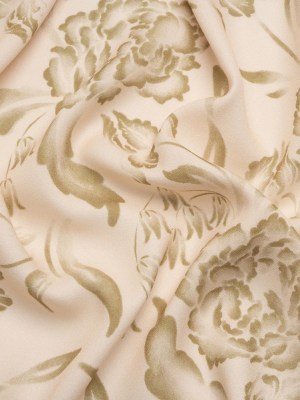 Mood Exclusive Beige Lyme Park Viscose Crepe Mood Exclusive Beige Lyme Park Viscose Crepe