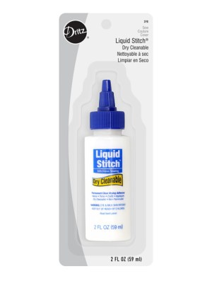 Dritz Liquid Stitch® Dry Cleanable Sewing Adhesive – 2 FL OZ Dritz Liquid Stitch® Dry Cleanable Sewing Adhesive – 2 FL OZ