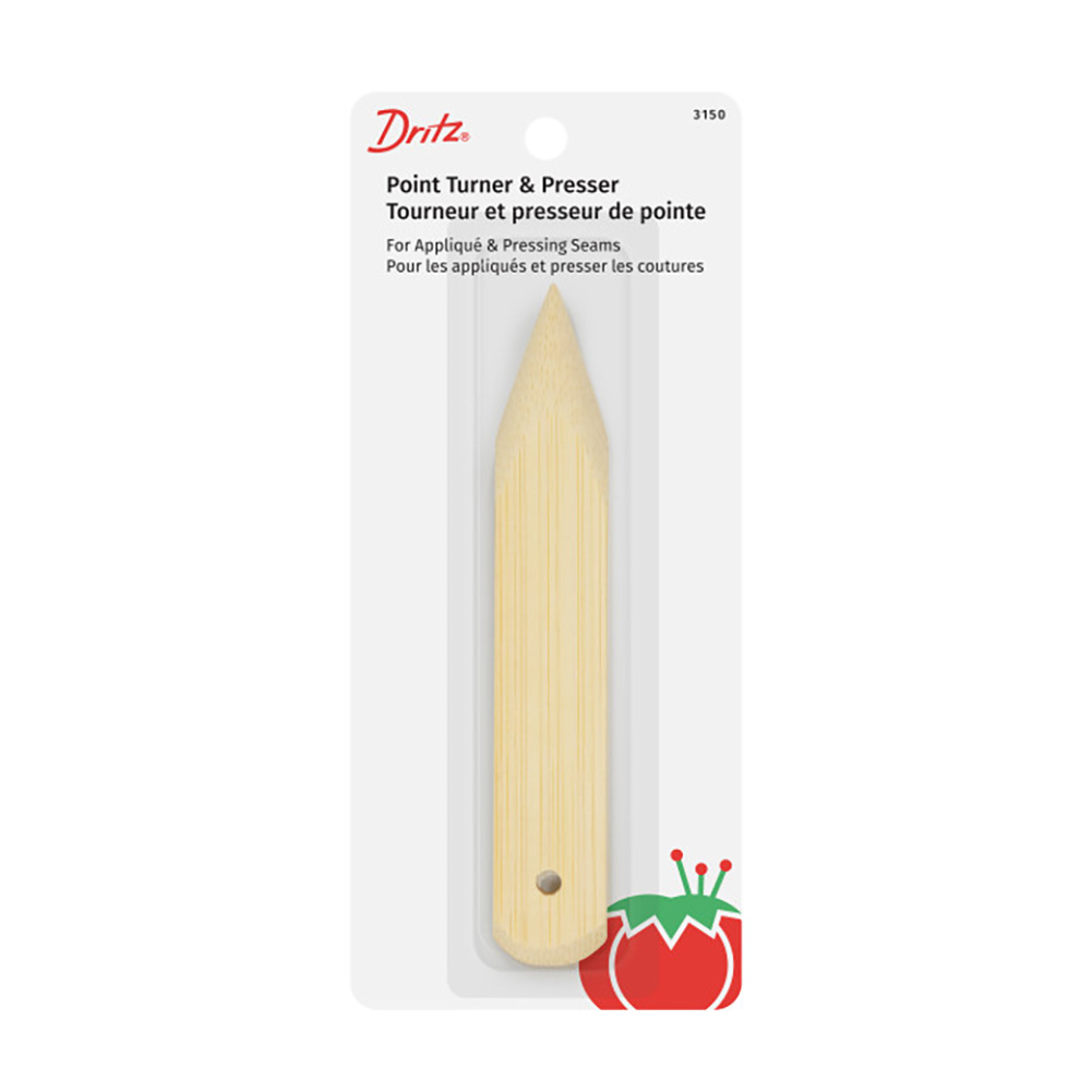 Dritz Point Turner & Presser – Natural Bamboo Dritz Point Turner & Presser – Natural Bamboo