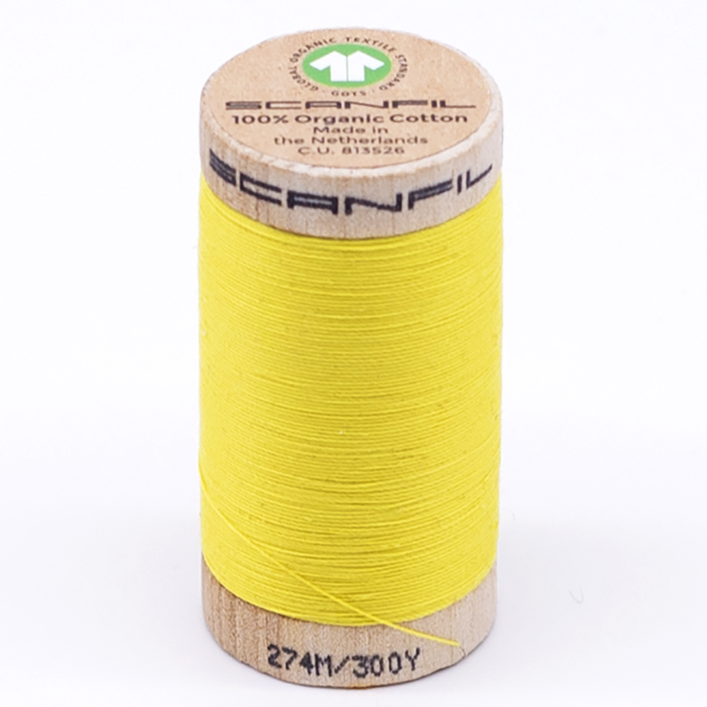 SCANFIL 30wt Organic Pima Cotton Thread 300 yds – 4803 Illuminating SCANFIL 30wt Organic Pima Cotton Thread 300 yds – 4803 Illuminating