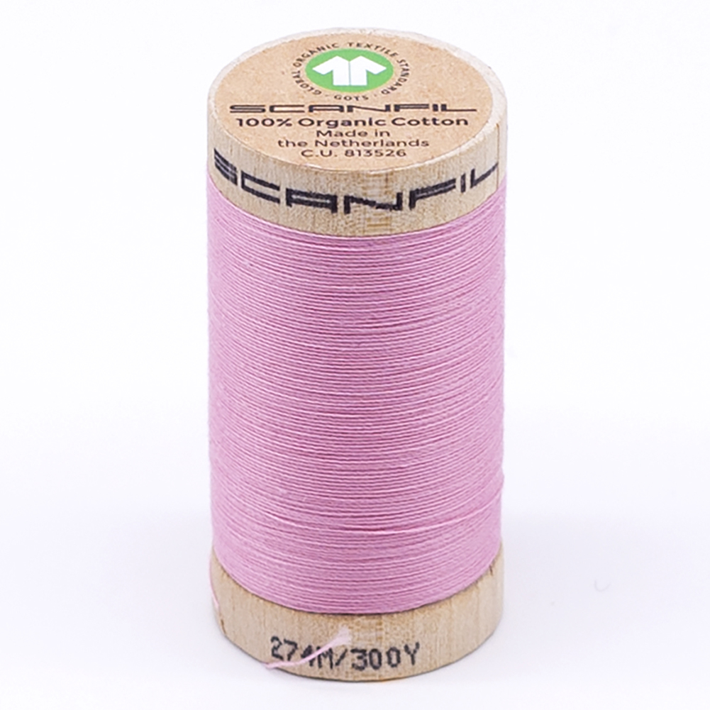 SCANFILĀ® 30wt Organic Pima Cotton Thread 300 yds – 4809 Candy Pink SCANFILĀ® 30wt Organic Pima Cotton Thread 300 yds – 4809 Candy Pink