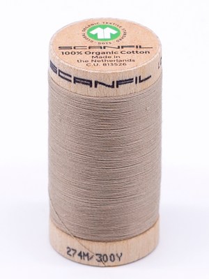 SCANFIL® 30wt Organic Pima Cotton Thread 300 yds – 4825 Crockery SCANFIL® 30wt Organic Pima Cotton Thread 300 yds – 4825 Crockery