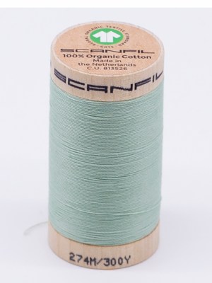 SCANFIL 30wt Organic Pima Cotton Thread 300 yds – 4820 Spray SCANFIL 30wt Organic Pima Cotton Thread 300 yds – 4820 Spray