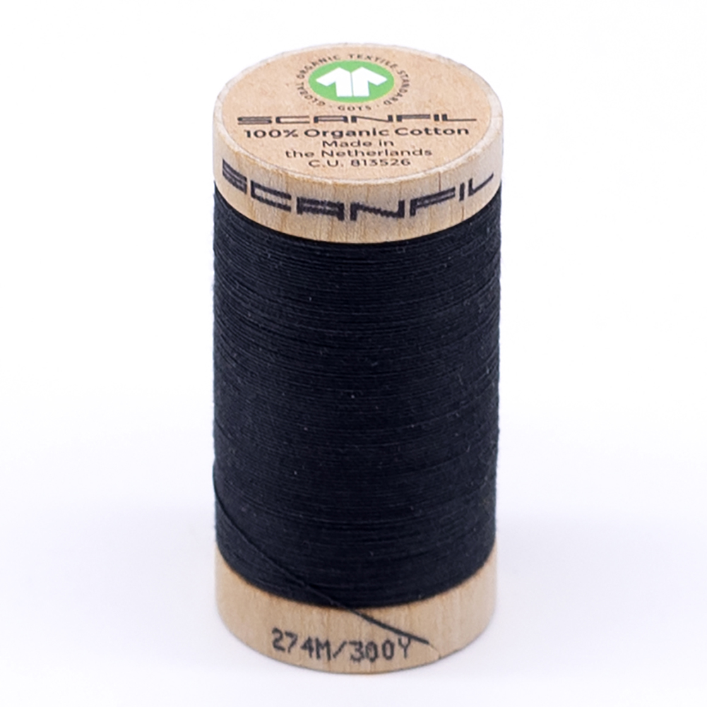SCANFIL 30wt Organic Pima Cotton Thread 300 yds – 4833 Vulcanic Ash SCANFIL 30wt Organic Pima Cotton Thread 300 yds – 4833 Vulcanic Ash