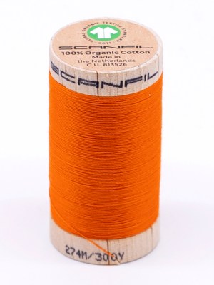 SCANFIL® 30wt Organic Pima Cotton Thread 300 yds – 4857 Tangelo SCANFIL® 30wt Organic Pima Cotton Thread 300 yds – 4857 Tangelo