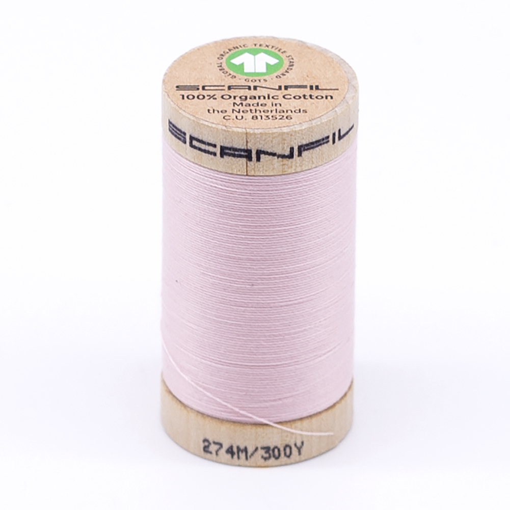 SCANFIL® 30wt Organic Pima Cotton Thread 300 yds – 4860 Crystal Pink SCANFIL® 30wt Organic Pima Cotton Thread 300 yds – 4860 Crystal Pink