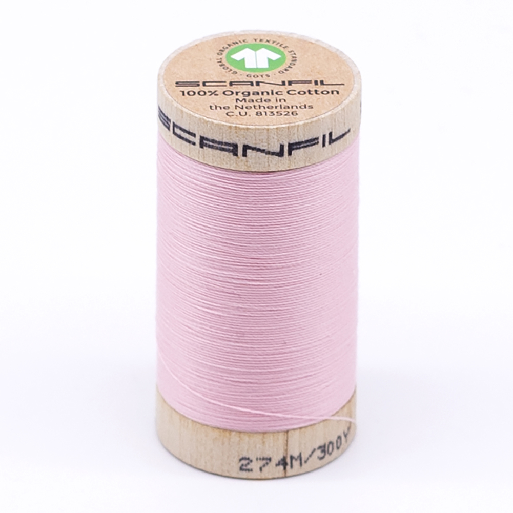SCANFIL® 30wt Organic Pima Cotton Thread 300 yds – 4861 Cristal Rose SCANFIL® 30wt Organic Pima Cotton Thread 300 yds – 4861 Cristal Rose
