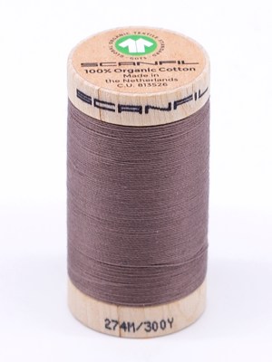 SCANFIL 30wt Organic Pima Cotton Thread 300 yds – 4862 Antier SCANFIL 30wt Organic Pima Cotton Thread 300 yds – 4862 Antier