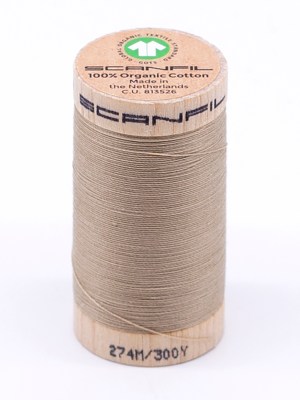 SCANFIL 30wt Organic Pima Cotton Thread 300 yds – 4853 Safari SCANFIL 30wt Organic Pima Cotton Thread 300 yds – 4853 Safari