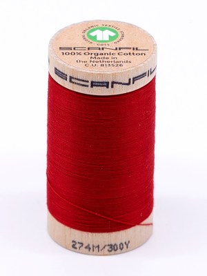 SCANFIL® 30wt Organic Pima Cotton Thread 300 yds – 4871 Rubocondo SCANFIL® 30wt Organic Pima Cotton Thread 300 yds – 4871 Rubocondo