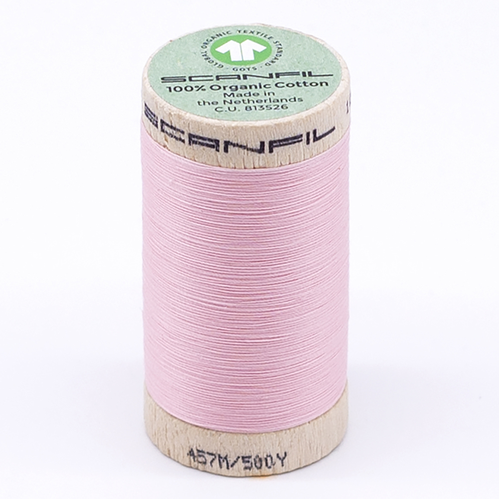 SCANFIL® 50wt Organic Pima Cotton Thread 500 yds – 4861 Cristal Rose SCANFIL® 50wt Organic Pima Cotton Thread 500 yds – 4861 Cristal Rose