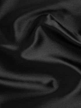 Polyester and Cotton Zibeline – Black Polyester and Cotton Zibeline – Black