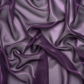 Liquid Sheen Metallic Polyester Chiffon – Purple on Purple – Liquid Sheen Chiffon Collection Liquid Sheen Metallic Polyester Chiffon – Purple on Purple – Liquid Sheen Chiffon Collection