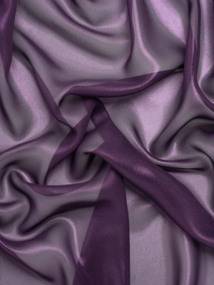 Liquid Sheen Metallic Polyester Chiffon – Purple on Purple – Liquid Sheen Chiffon Collection Liquid Sheen Metallic Polyester Chiffon – Purple on Purple – Liquid Sheen Chiffon Collection