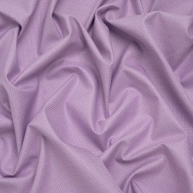 Cotton Twill Shirting – Lavender and White Checks – Deadstock Cotton Twill Shirting – Lavender and White Checks – Deadstock