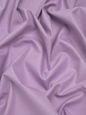 Cotton Twill Shirting – Lavender and White Checks – Deadstock Cotton Twill Shirting – Lavender and White Checks – Deadstock