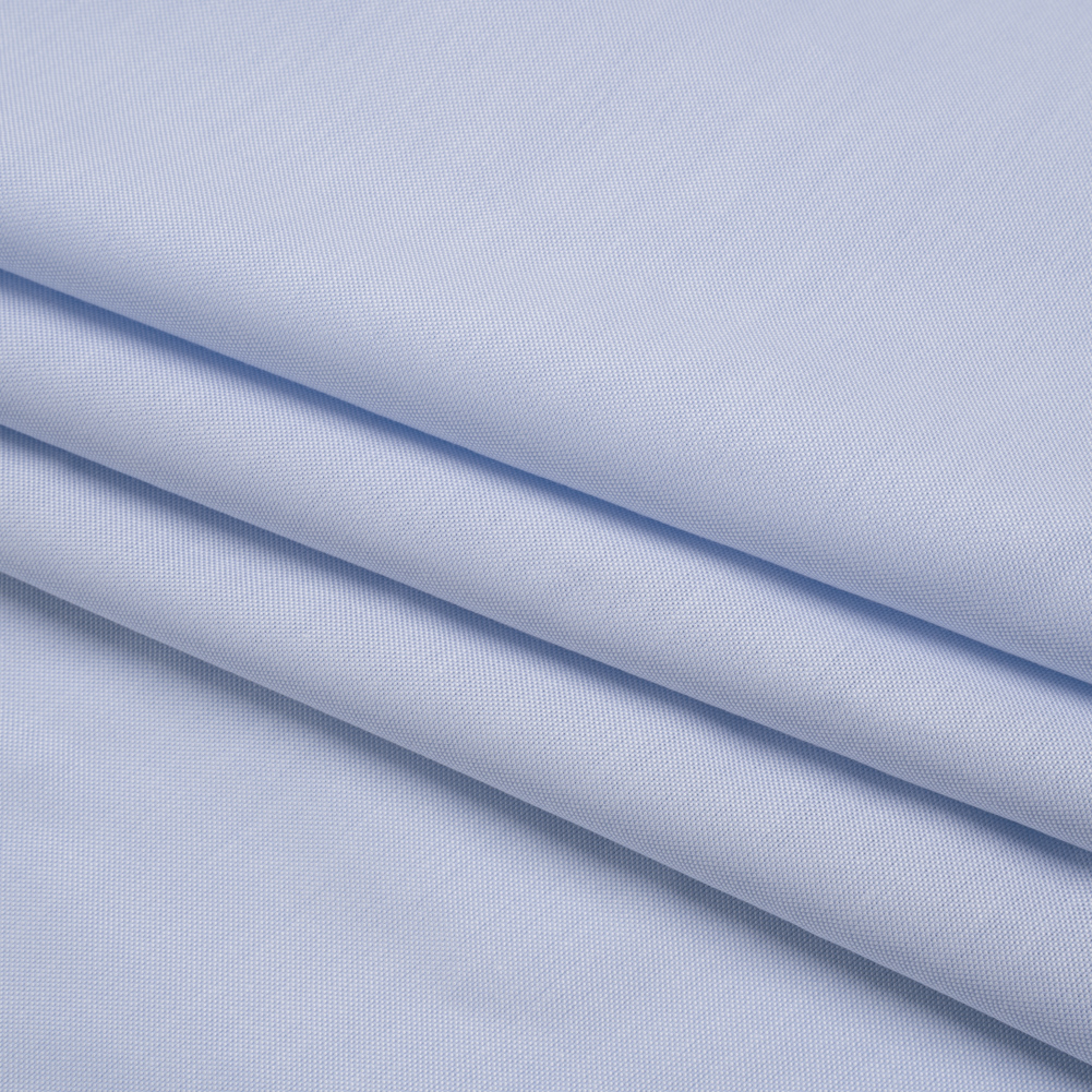 Cotton Oxford Shirting – Pale Blue and White – Designer Deadstock Cotton Oxford Shirting – Pale Blue and White – Designer Deadstock