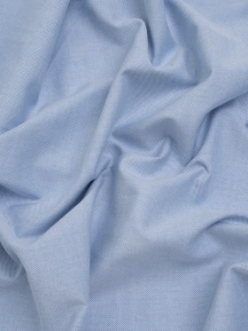 Cotton Oxford Shirting – Sky Blue and White – Deadstock Cotton Oxford Shirting – Sky Blue and White – Deadstock