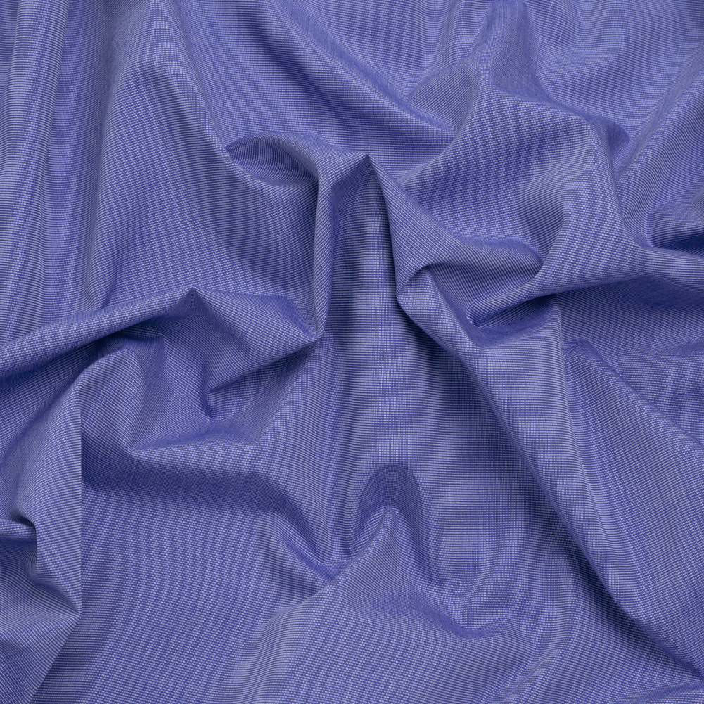 Cotton Shirting – Bright Blue and White – Deadstock Cotton Shirting – Bright Blue and White – Deadstock