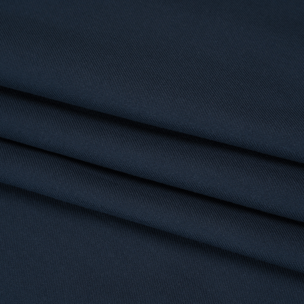 Cotton Twill Shirting – Dark Blue – Deadstock Cotton Twill Shirting – Dark Blue – Deadstock