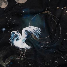 Cotton Voile – Black Celestial Birds – Apollo’s Disguise Print – Mood Exclusive Gaia Collection Cotton Voile – Black Celestial Birds – Apollo’s Disguise Print – Mood Exclusive Gaia Collection