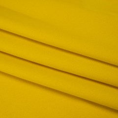 Satin Faced Polyester Crepe by Trina Turk – Crazy Daisy Yellow – Designer Deadstock Satin Faced Polyester Crepe by Trina Turk – Crazy Daisy Yellow – Designer Deadstock