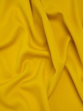 Satin Faced Polyester Crepe by Trina Turk – Crazy Daisy Yellow – Designer Deadstock Satin Faced Polyester Crepe by Trina Turk – Crazy Daisy Yellow – Designer Deadstock