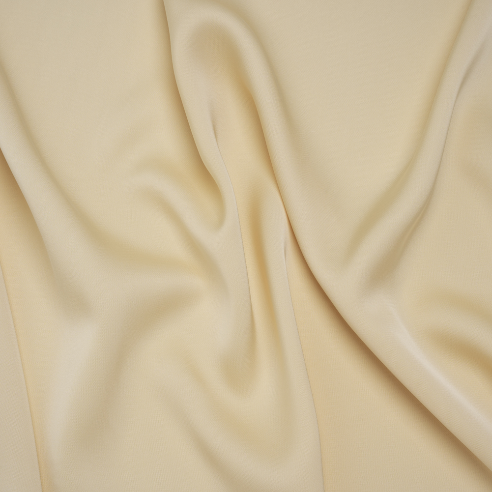 Soft Double Face Polyester Twill – Light Beige – Viola Collection Soft Double Face Polyester Twill – Light Beige – Viola Collection