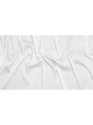 Soft Double Face Polyester Twill – White – Viola Collection Soft Double Face Polyester Twill – White – Viola Collection